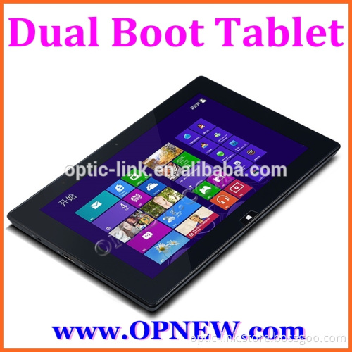 Factory price 11 inch intel Quad core dual boot tablet pc android 4.4 64GB orignal win10 OS